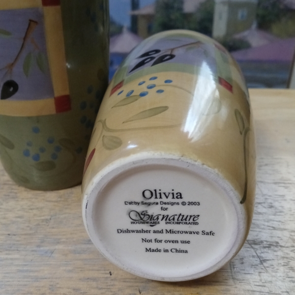 Olivia Signature Debby Segura Oil Vinegar Dispenser 10" Set.ππππ²ππππ£ - Picture 4 of 9